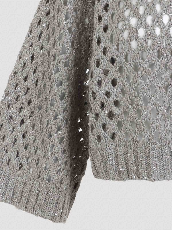 The Best Shops BRUNELLO CUCINELLI: Strickpullover mit Rundhalsausschnitt - Rundhalspullover - Braun