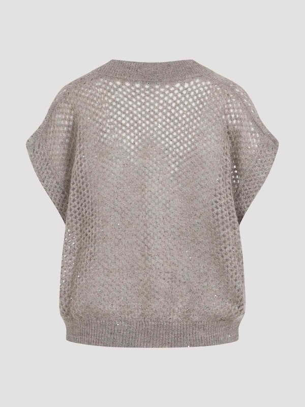 BRUNELLO CUCINELLI: ベスト online - ベスト - ブラウン