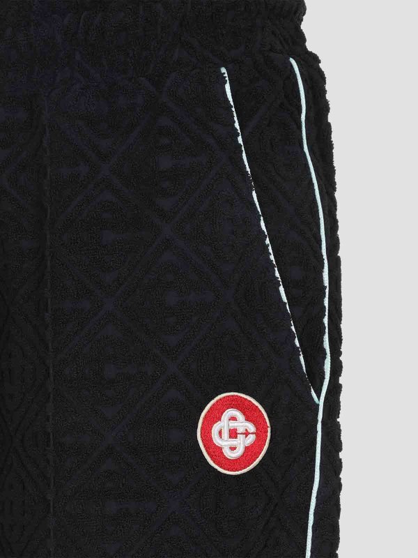 The Best Shops CASABLANCA: スウェットパンツ - トラックスーツ ボトムス - 黒