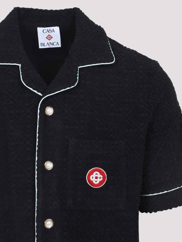 The Best Shops CASABLANCA: shirts - Casagram Monogram Shirt