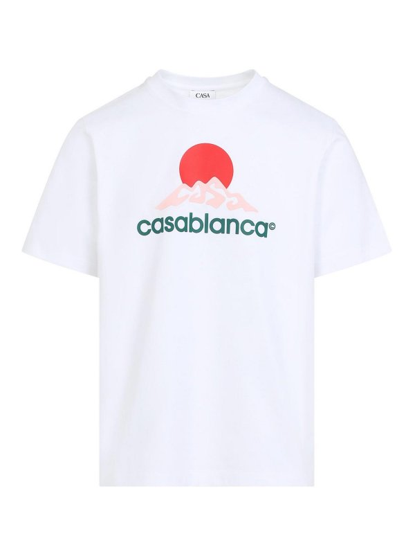 CASABLANCA: t-shirts - Mountains T-Shirt
