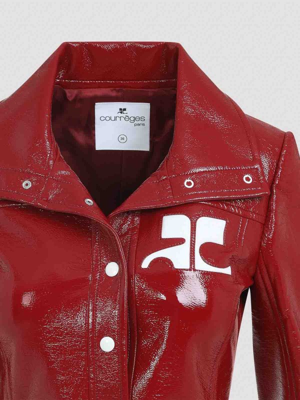 The Best Shops Courreges: Trenchcoats - Trenchcoat - Rot