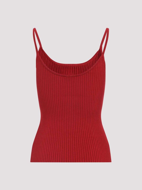 Courreges: Tops & Tank tops online - Rib Knit Tank Top