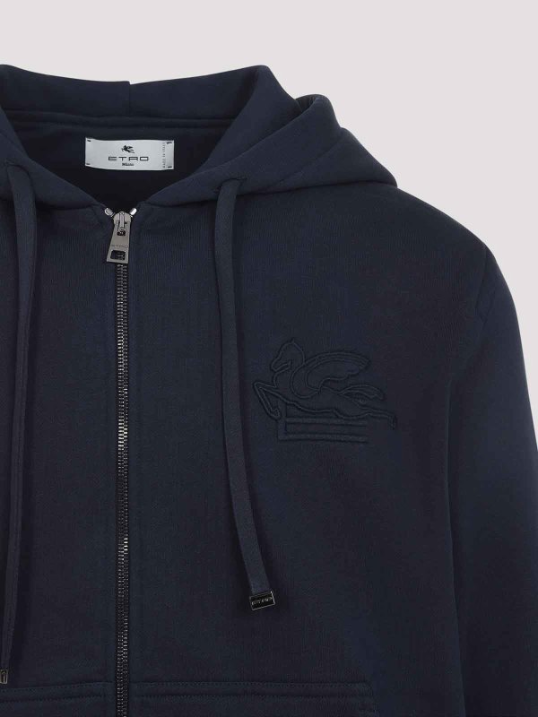 The Best Shops ETRO: Sweatshirts & Sweaters - Zipped Hoodie Sweatshirt