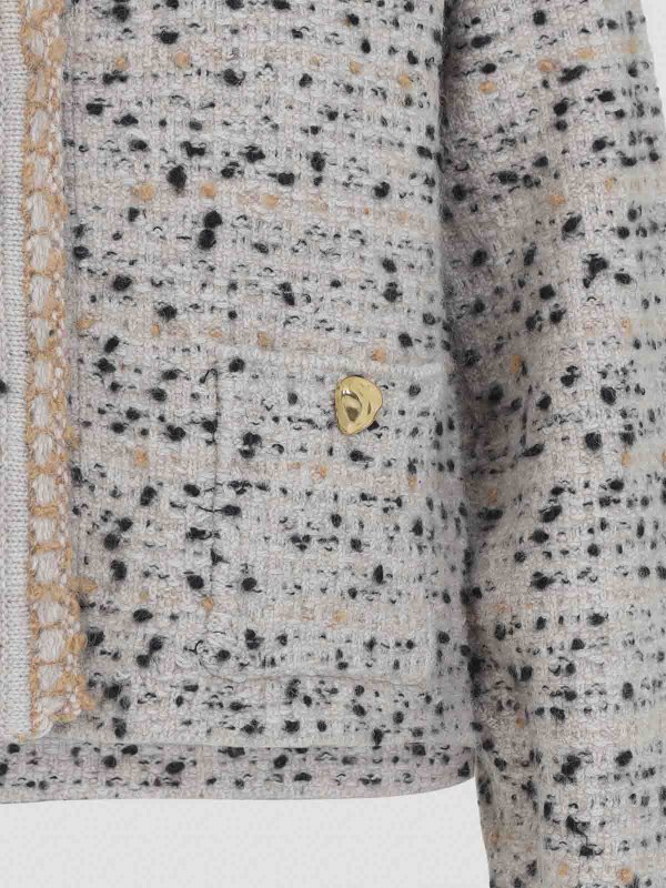 ジャケット FABIANA FILIPPI Fabiana Filippi Boucle Jacket Fabiana Filippi Boucl Jacket - White - Women | GCD215F122VR2