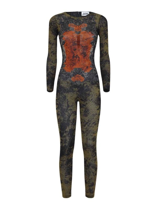 JEAN PAUL GAULTIER: ジャンプスーツ - ジャンプスーツ - 黒