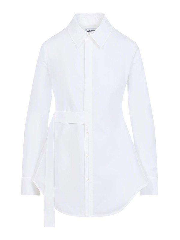 JEAN PAUL GAULTIER: シャツ - シャツ - 白