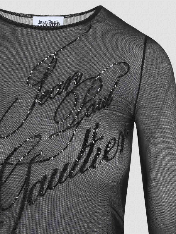 The Best Shops JEAN PAUL GAULTIER: トップス＆タンクトップ - トップ/タンクトップ - 黒