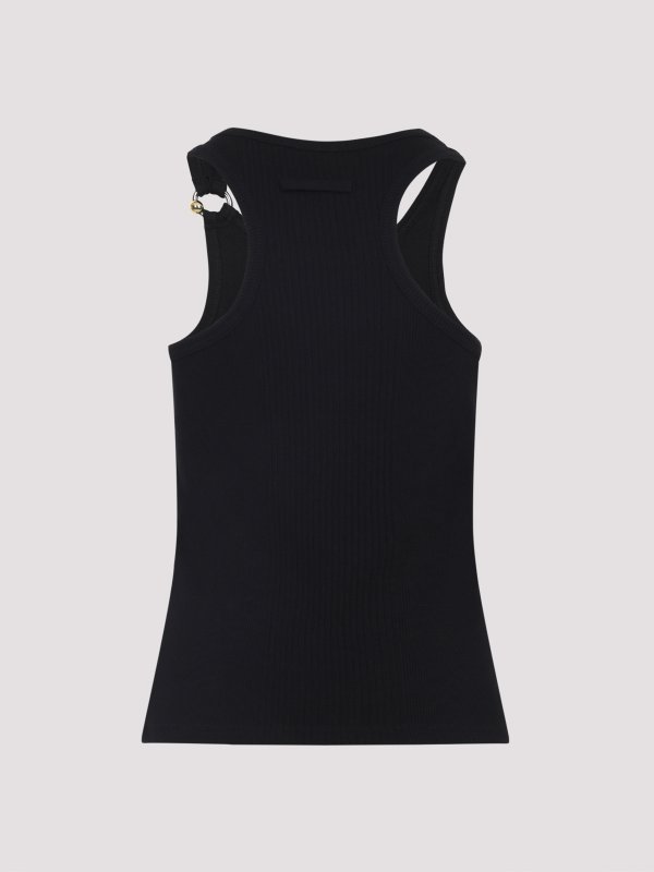 JEAN PAUL GAULTIER: Tops & Tank tops online - Piercing Detail Top