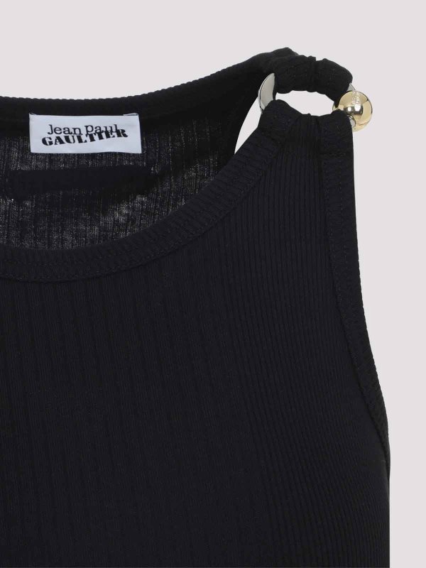 The Best Shops JEAN PAUL GAULTIER: Tops & Tank tops - Piercing Detail Top