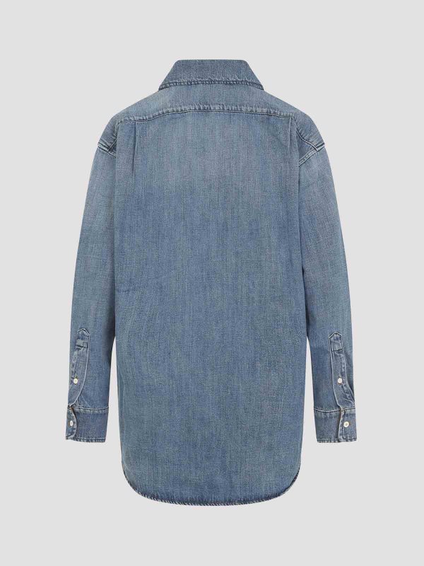 MIU MIU: shirts online - Denim Shirt