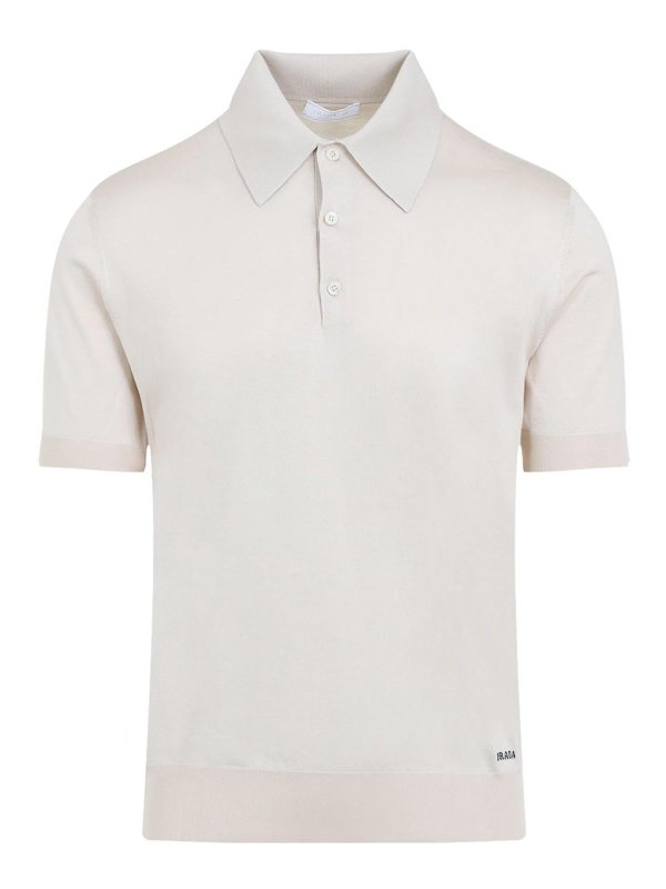 PRADA: polo shirts - Silk Polo