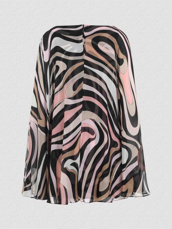 EMILIO PUCCI: Knielange Kleider online - Knielanges Kleid - Schwarz