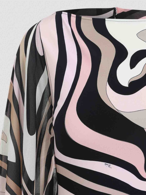 The Best Shops EMILIO PUCCI: Knielange Kleider - Knielanges Kleid - Schwarz