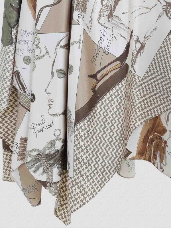 The Best Shops RALPH LAUREN: ニーレングススカート＆ミディ丈 - 膝丈/ミディスカート - ブルー