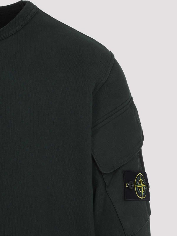 The Best Shops STONE ISLAND: スウェット＆セーター - スウェットシャツ/セーター - グレイッシュブラウン