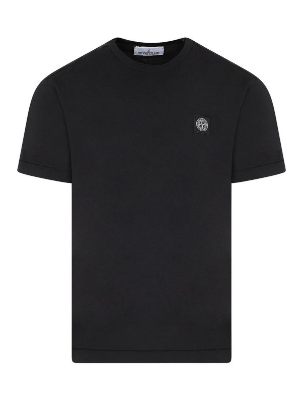 STONE ISLAND: t-shirt - T-shirt di cotone