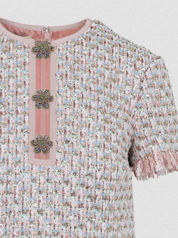 The Best Shops VALENTINO: Knielange Kleider - Knielanges Kleid - Bunt