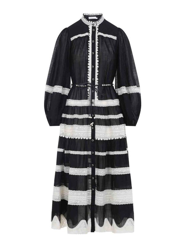 ZIMMERMANN: ニーレングスドレス - 膝丈ドレス - クリーム