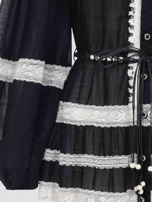 The Best Shops ZIMMERMANN: ニーレングスドレス - 膝丈ドレス - クリーム