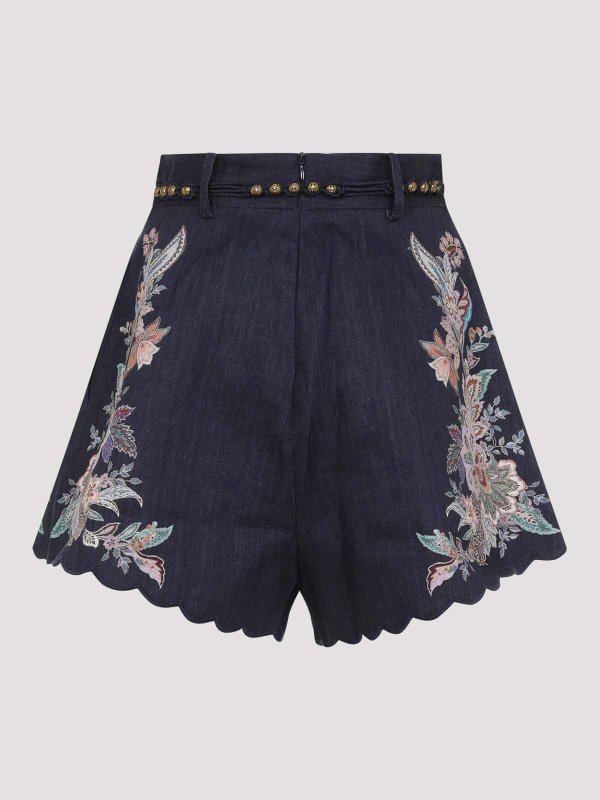 ZIMMERMANN: Trousers Shorts online - Rhiannon Tuck Short