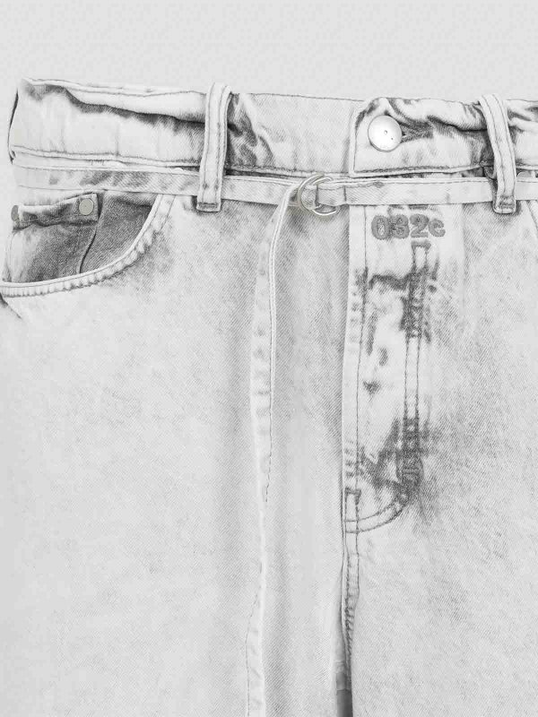 The Best Shops 032C: Jeans évasés - Jean Bootcut - Gris