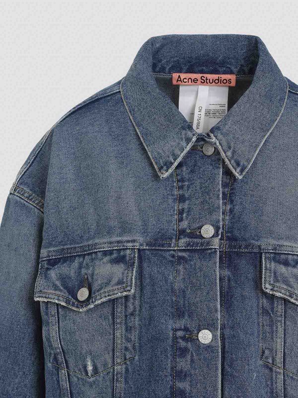 The Best Shops Acne Studios: カジュアルジャケット - カジュアルジャケット - ダークウォッシュ