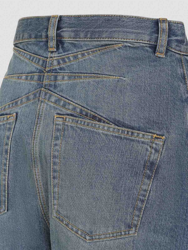 The Best Shops Alaïa: Jeans évasés - Jean Bootcut - Beige Clair