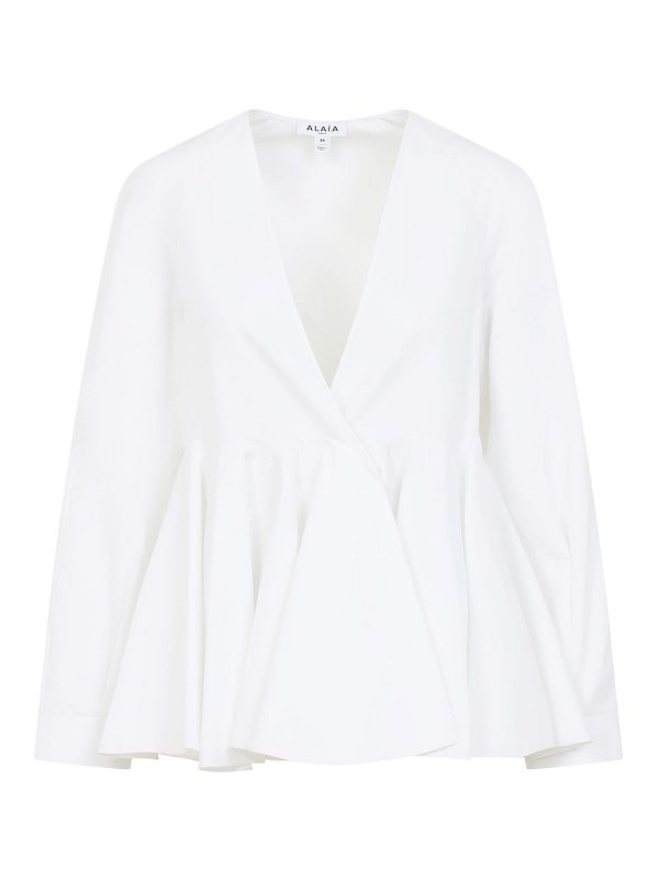 Alaïa: Camisas - Camisa - Blanco