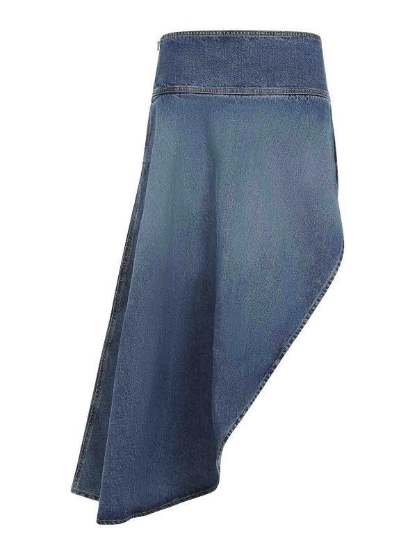 Alaïa: Knielange und Midi Röcke - Midirock - Hellbeige