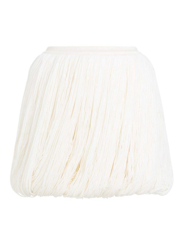 Alaïa: ニーレングススカート＆ミディ丈 - 膝丈/ミディスカート - 白