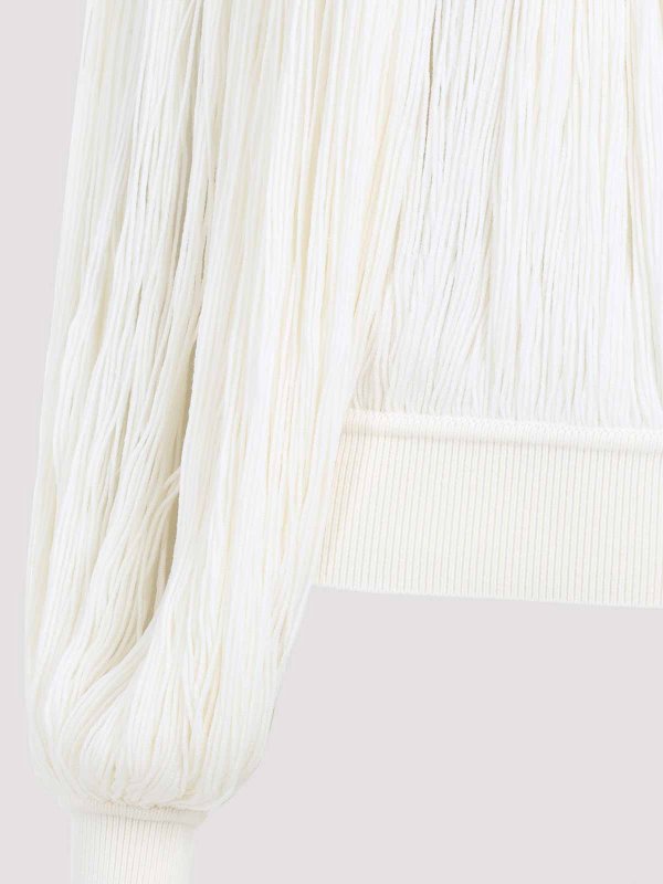 The Best Shops Alaïa: Pull col rond - Pull Col Rond - Blanc