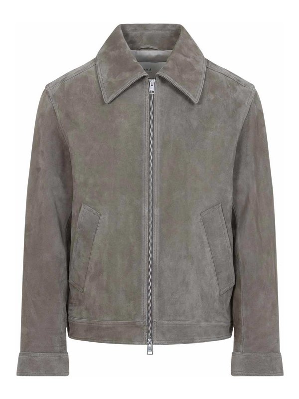 AMI PARIS: カジュアルジャケット - カジュアルジャケット - グレー