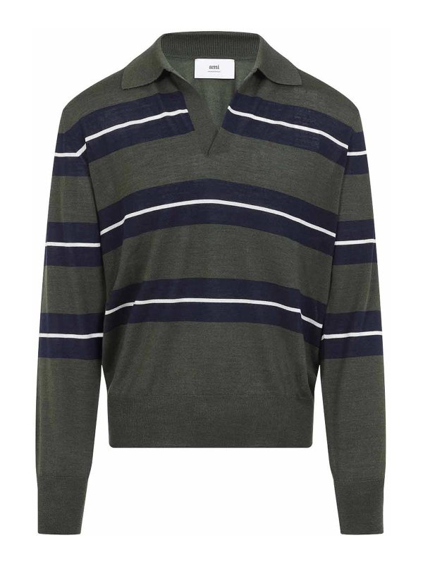 AMI PARIS: polo shirts - Raye Polo
