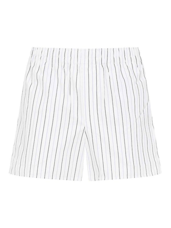AMI PARIS: Trousers Shorts - Elasticated Cotton Bermuda