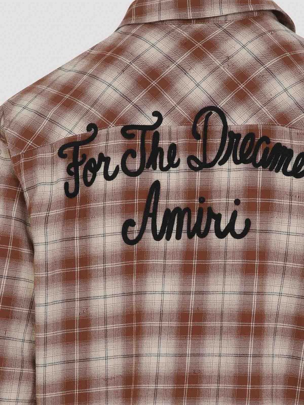 Tシャツ・カットソー AMIRI AMIRI SHOTGUN FLANNEL SHIRT (AMSTFL1009 CHOCOLATE) 148052-1_b801eaf1-27eb-4f4b-