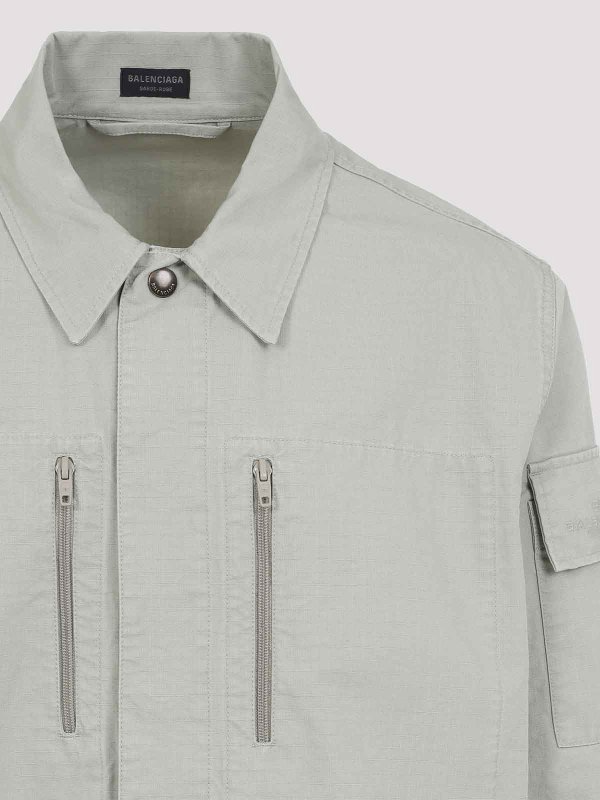 The Best Shops BALENCIAGA: shirts - Long Sleeves Military Shirt