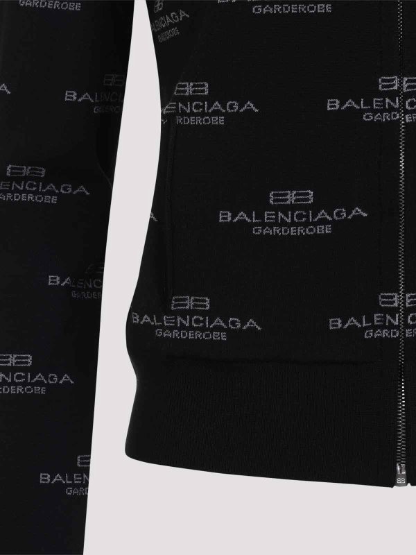 The Best Shops BALENCIAGA: Cardigans - Cardigan - Schwarz