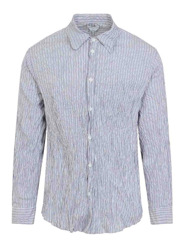 BOTTEGA VENETA: シャツ - シャツ - ライトブルー