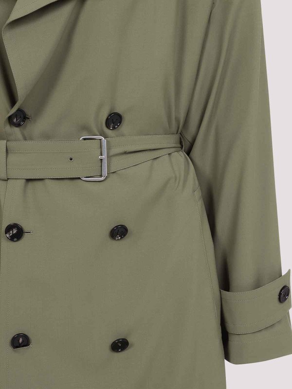 The Best Shops BOTTEGA VENETA: トレンチコート - トレンチコート - 緑