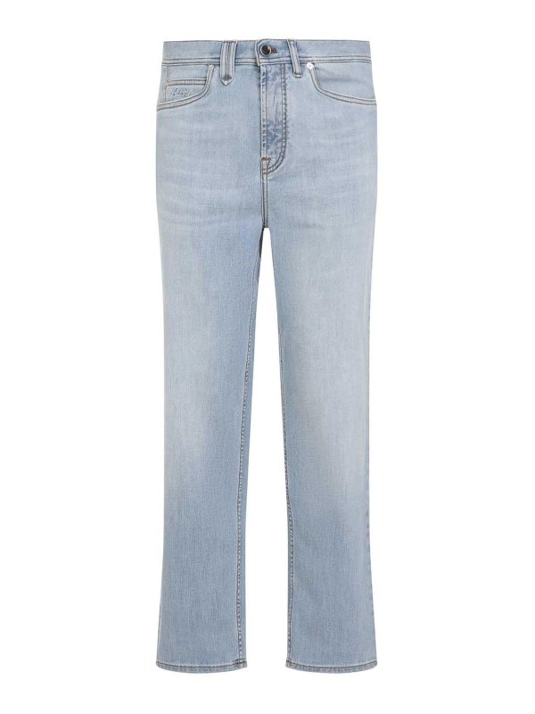 BRIONI: Jeans évasés - Jean Bootcut - Bleu