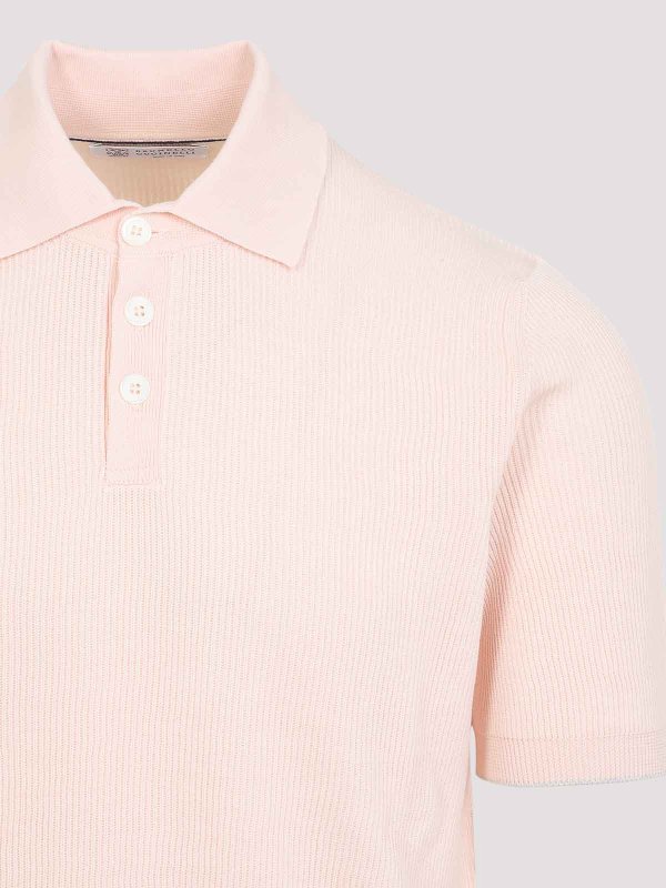 The Best Shops BRUNELLO CUCINELLI: ポロシャツ - ポロシャツ - ヌードカラー