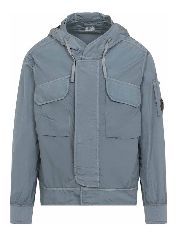 C.P. COMPANY: casual jackets - Cp Company Chrome-R Lens Hooded Jacket