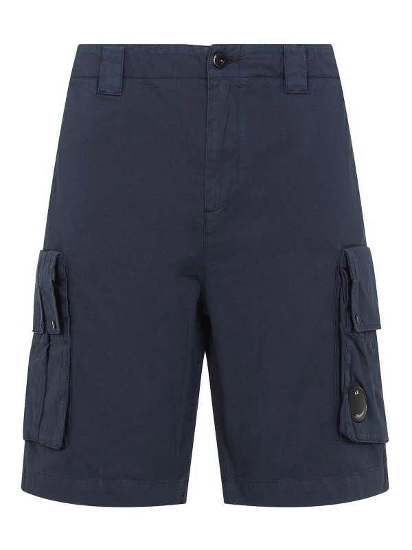 C.P. COMPANY: Hosen Shorts - Shorts - Blau