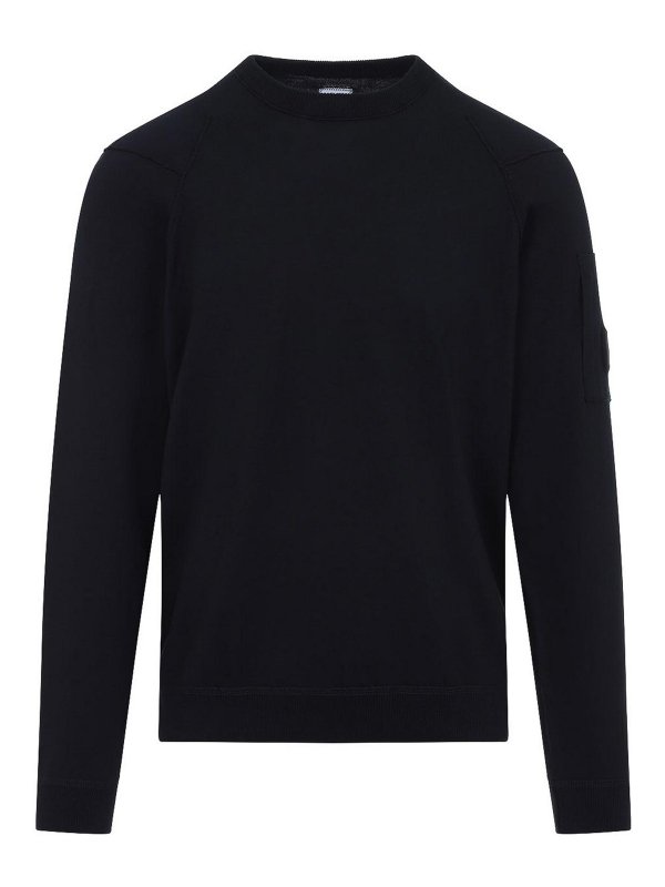 C.P. COMPANY: クルーネック - クルーネック - ブルー