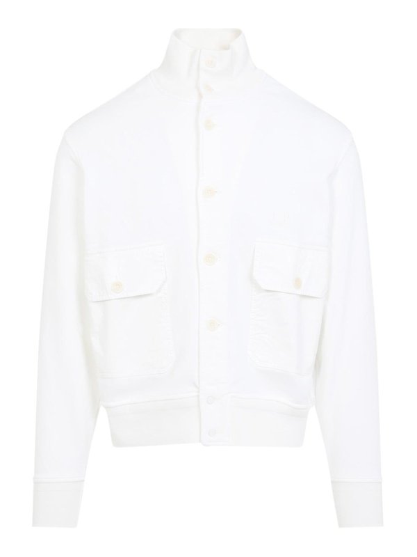 C.P. COMPANY: Sweatshirts & Sweaters - Cp Company Full Button Sweatshirt