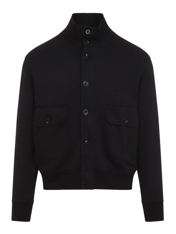 C.P. COMPANY: Sudaderas y suéteres - Sudadera - Negro