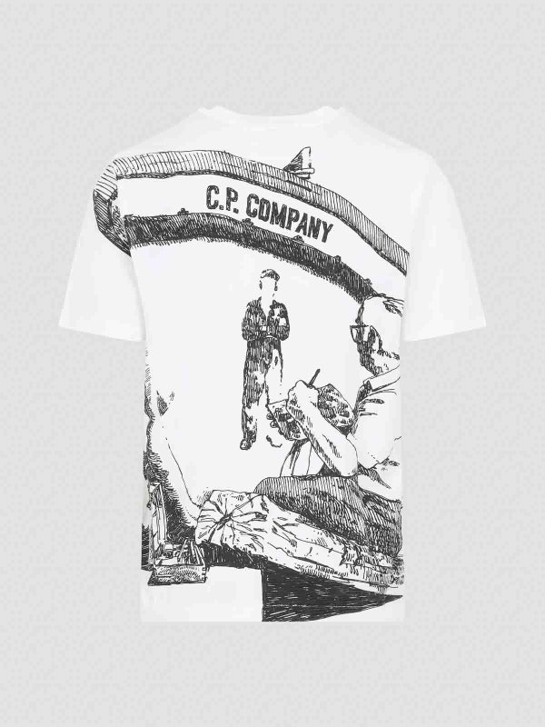 C.P. COMPANY: t-shirt online - T-shirt con logo