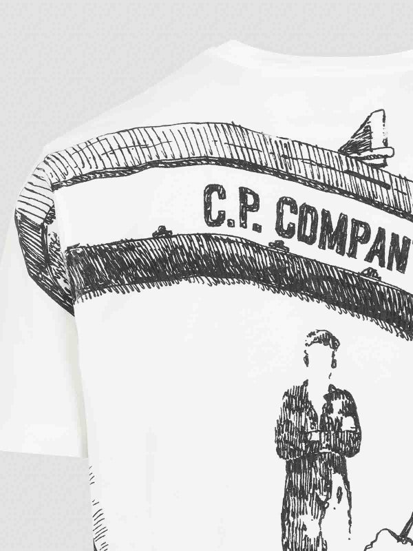 The Best Shops C.P. COMPANY: t-shirt - T-shirt con logo