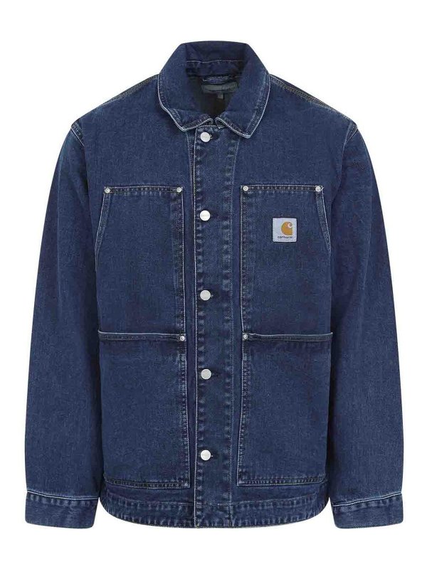 CARHARTT: カジュアルジャケット - カジュアルジャケット - ブルー